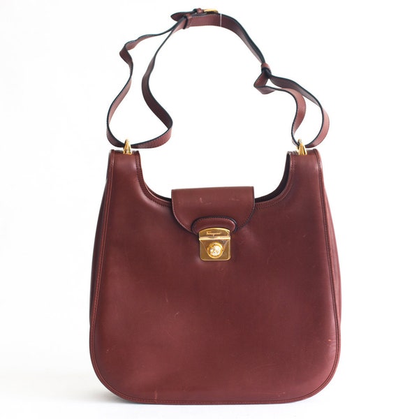 sac à bandoulière vintage Salvatore Ferragamo, sac à main vintage, cadeau pour elle