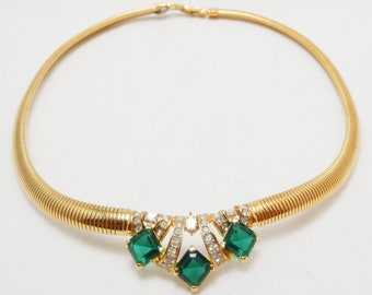 Vintage costume necklace Nina Ricci, Paris jewelry, rare jewelry, gifts for her, fashion necklace for women