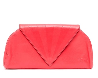 Vintage Sonia Rykiel clutch bag / rarered leather bag