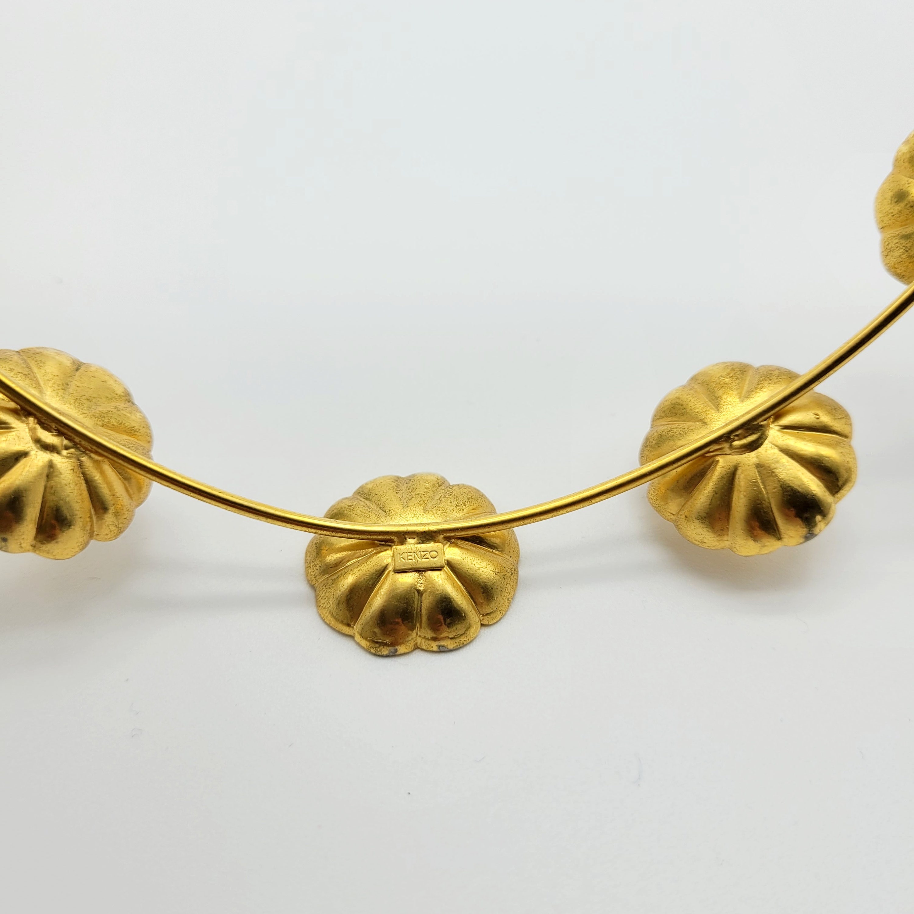 Vintage Kenzo Flower Motif Necklace, Gift for Her - Etsy