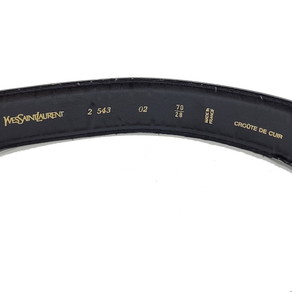 Vintage designer belt from Yves Saint Laurent, vi… - image 2