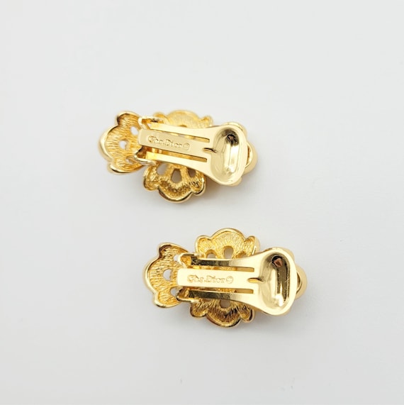 Vintage Christian Dior earrings, vintage costume … - image 5