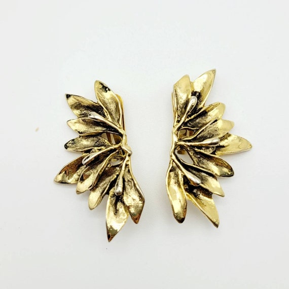 Massive French vintage earrings, statement earrin… - image 5