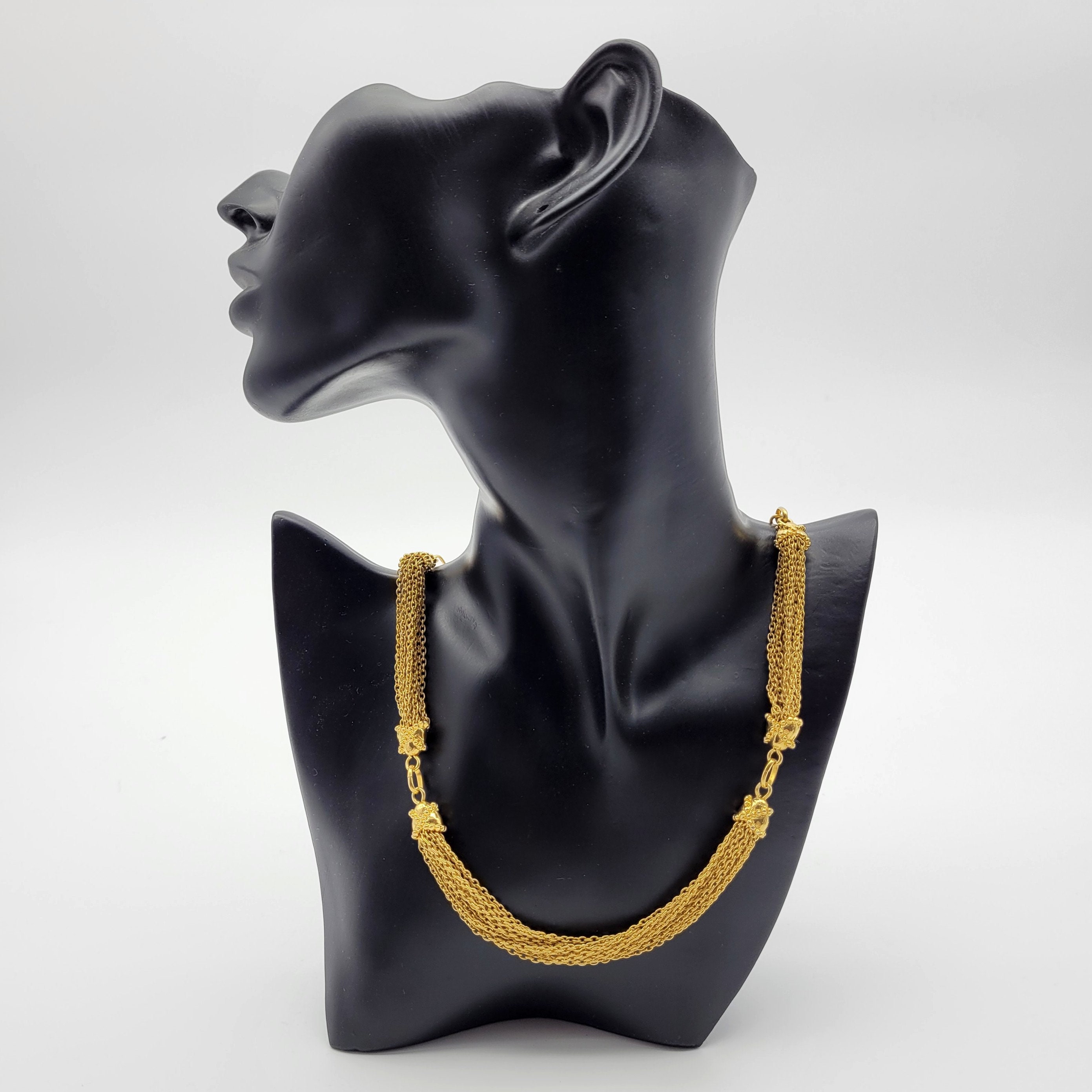 アクセサリー VINTAGE SONIA RYKIEL GOLD CHAIN NECKLASS Vintage Sonia Rykiel chain necklace with logo coin top