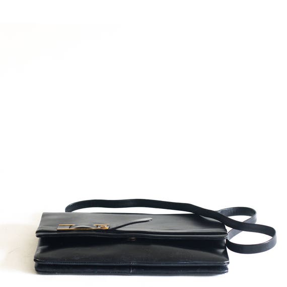 Vintage Nina Ricci black leather bag - image 6