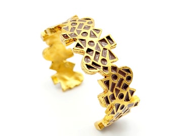 French vintage cuff bracelet from Biche De Bere