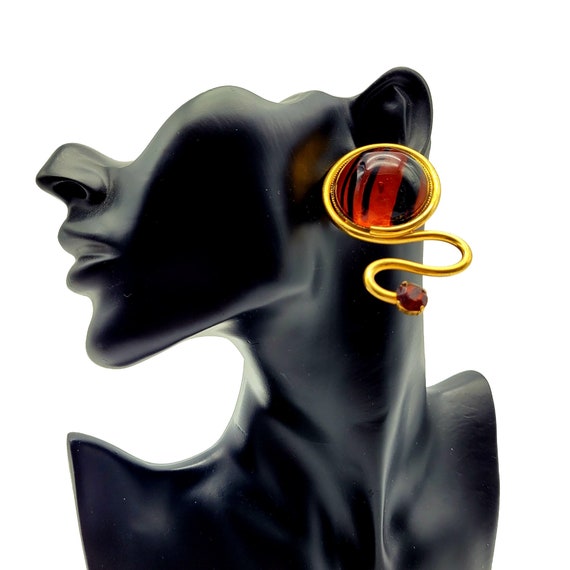 Vintage couture earrings Nina Ricci, vintage cost… - image 5