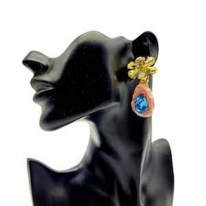 Orecchini pendenti vintage Christian Lacroix, orecchini di tendenza