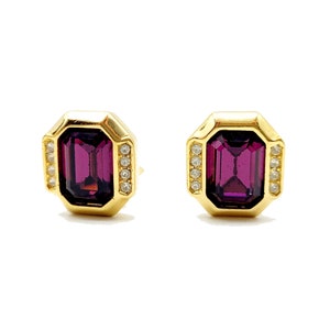 Vintage Christian Dior clip earrings, Vintage couture, Designer jewellery, Gift for her, statement earrings