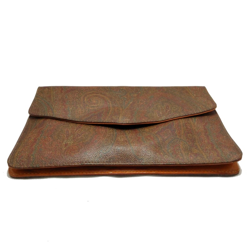 Vintage ETRO Paisley Canvas Crossbody Bag Italian Designer Etsy