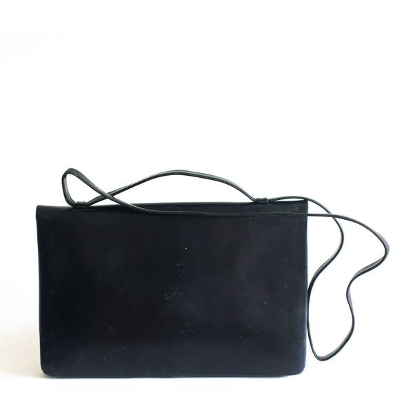 Vintage Nina Ricci black leather bag - image 3