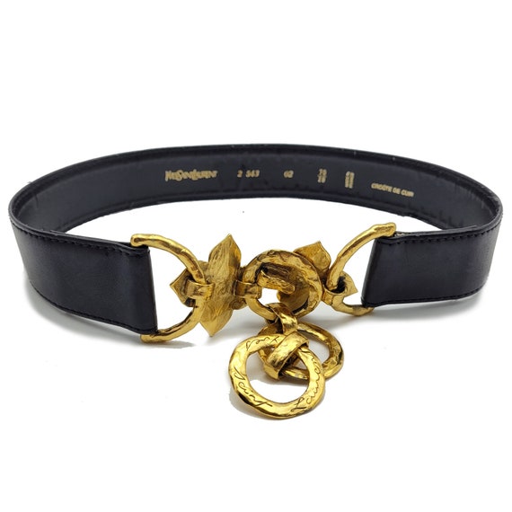 Vintage designer belt from Yves Saint Laurent, vi… - image 1