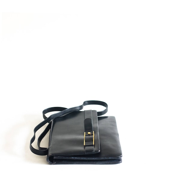 Vintage Nina Ricci black leather bag - image 2