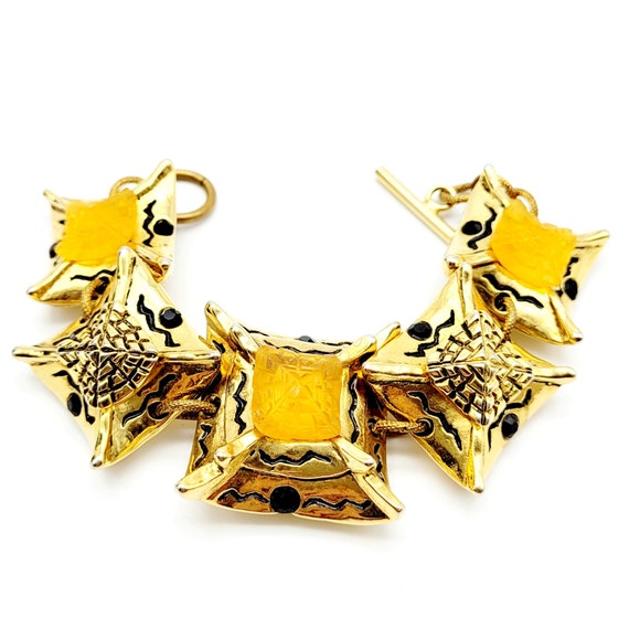Vintage Frederic Volle resin bracelet