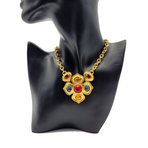 Rare vintage Napier crystal stone necklace