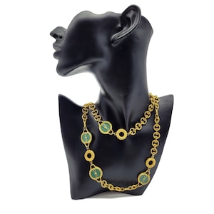 Vintage Lanvin necklace, Vintage designer jewelry, couture jewelry