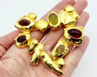 CHRISTIAN LACROIX * ゴールデンメタルとヴィンテージフェイクストーン 