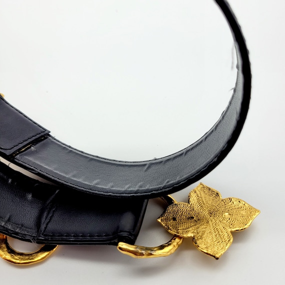 Vintage designer belt from Yves Saint Laurent, vi… - image 6