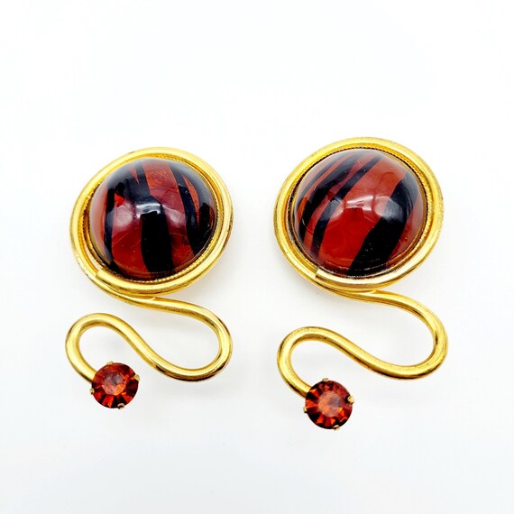 Vintage couture earrings Nina Ricci, vintage cost… - image 3