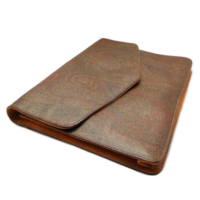 Vintage ETRO Paisley Canvas Crossbody Bag Italian Designer Etsy