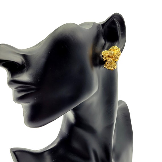 Vintage Christian Dior earrings, vintage costume … - image 1