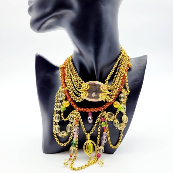 Spectacular Vintage Philippe Ferrandis Choker Necklace - Etsy Ireland