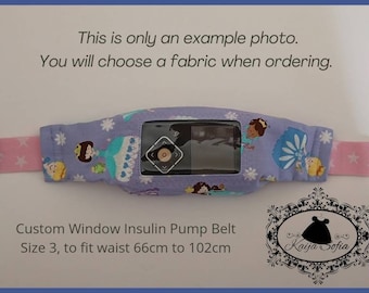 Window Insulin Pump Belt - Custom Order - Size 3