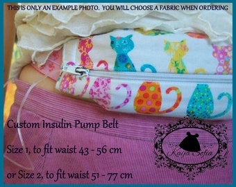 Insulin Pump Belt - Custom Order - Size 1 or 2