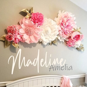 Personalized Wall Decal- Girls Name Wall Decal -Nursery Wall Decal Personalized Name Decal Vinyl Wall Decal girl Name Decal