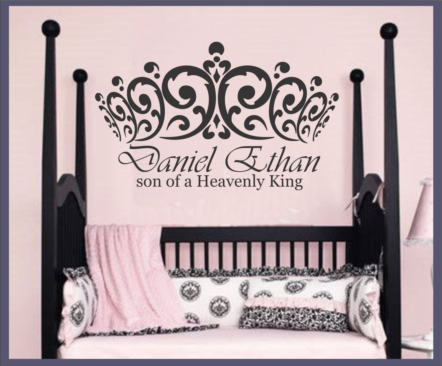 Princess Crown Vinyl Wall Decal, Christian Nursery Decor - Etsy