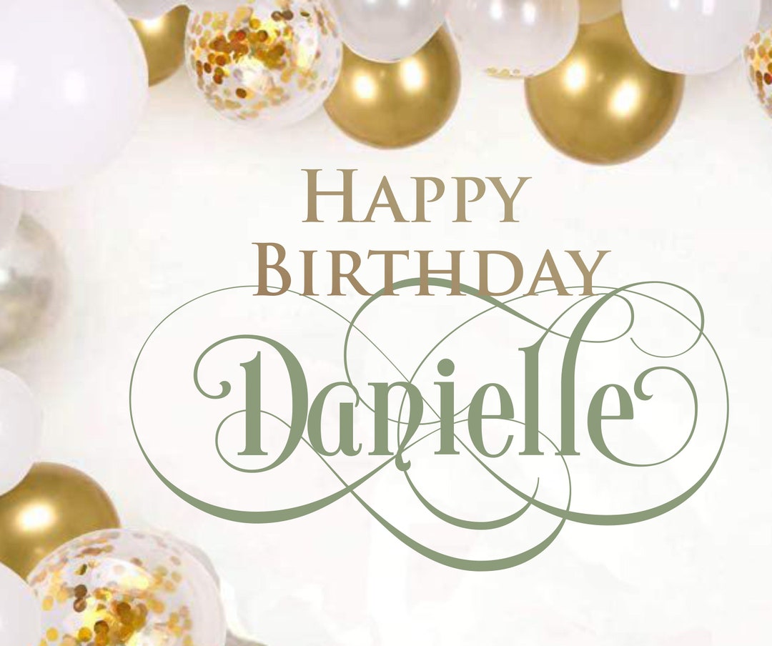 Happy Birthday Decal Happy Birthday Party Backdrop Happy - Etsy