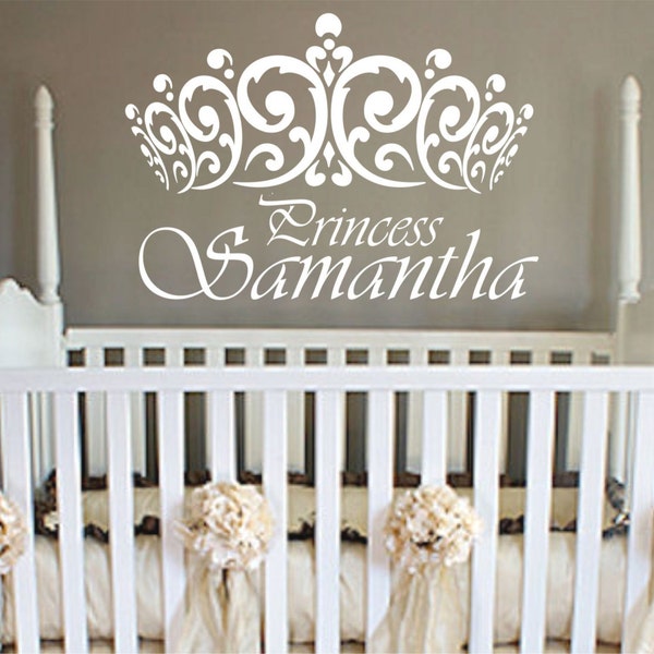 Princess Wall Decal Etsy