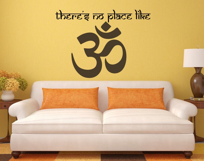 Wall Decal Vinyl Sticker Decals Art Decor Design Om Sign Wall Etsy