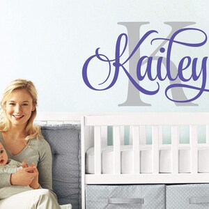 Girl Room wall Decal, Custom Name Decal, Nursery Wall Decal, Girl Room Wall Decor, Boys room 017