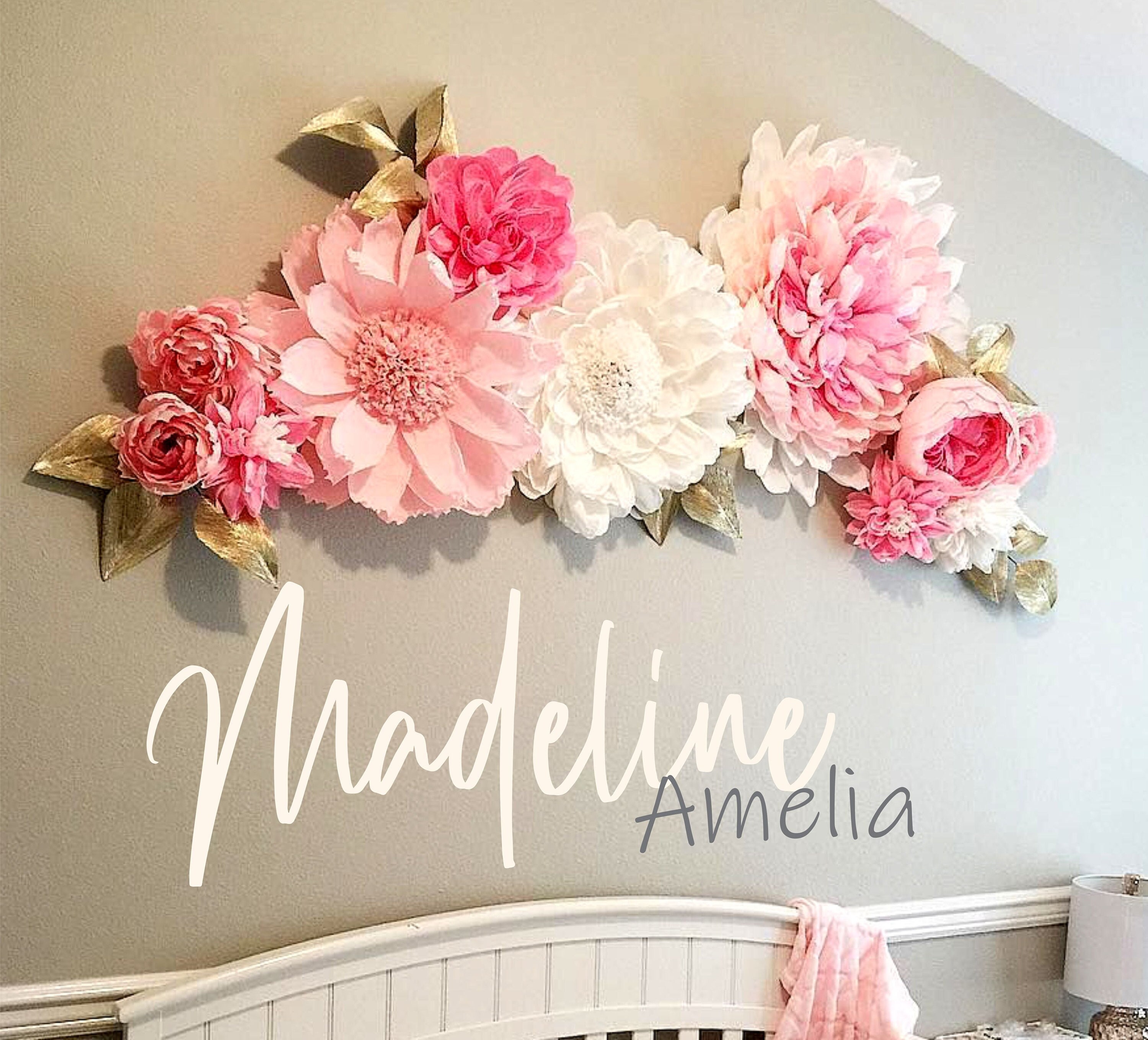 Personalized Wall Decal- Girls Name Wall Decal -nursery Wall Decal ...