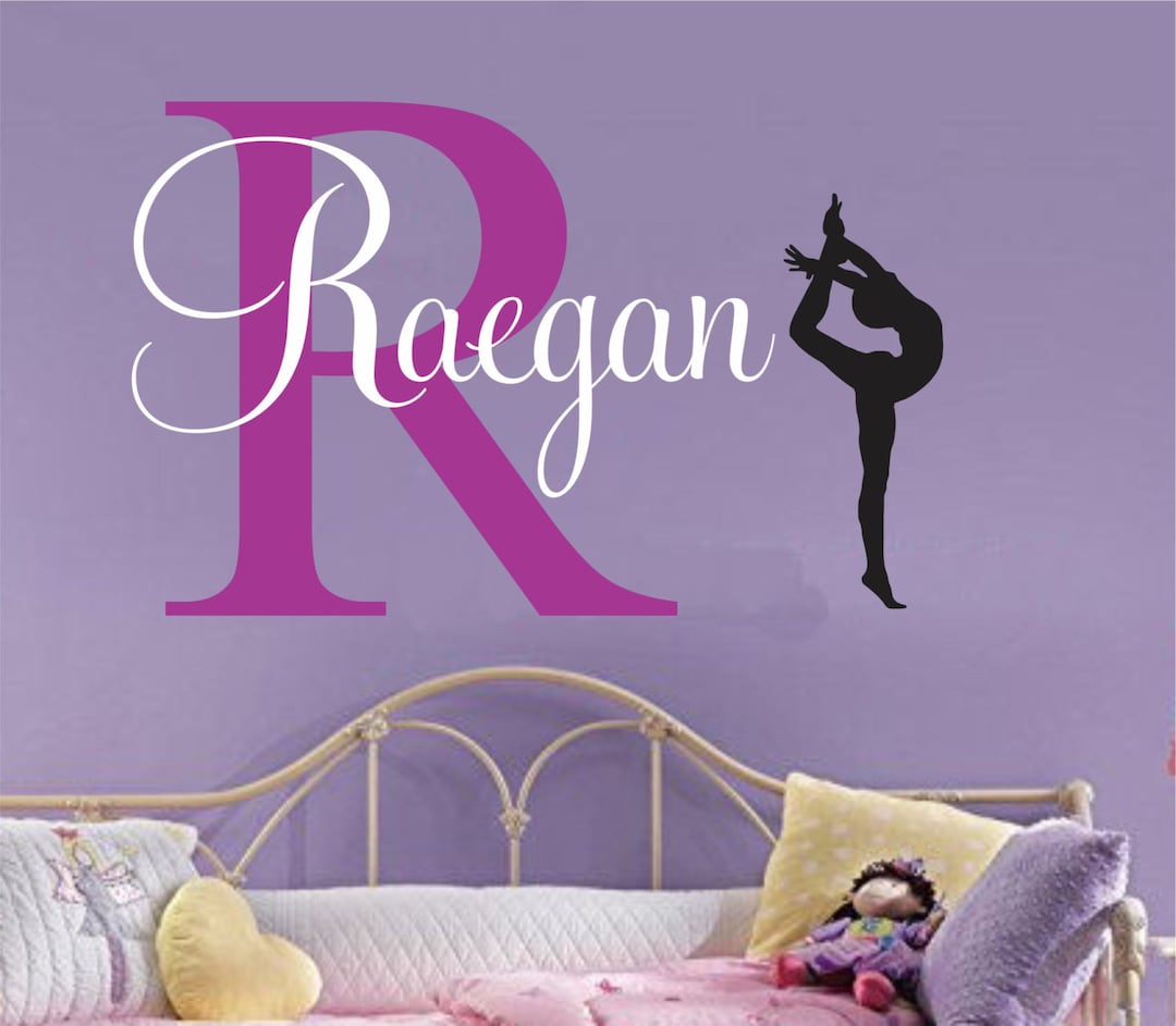 Gymnast Wall Decal Gymnastics,sticker Decals Art Decor Design Wall