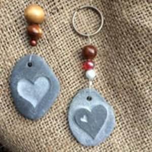 Pebble Keyring, The perfect gift to give someone special, choice of designs, can be personalised, all hand carved