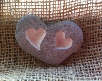 Valentine's Love PEBBLE! The perfect little gift to give someone special, choice of designs, all hand carved