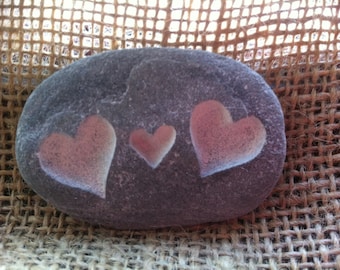 Love PEBBLE! The perfect little Valentine's gift to give someone special, choice of designs, all hand carved plus a hessian gift bag