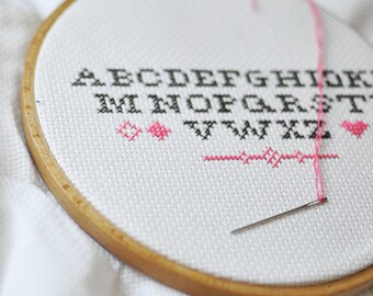 Cross stitch letters EASY embroidery font pattern modern applique font monogram cross stitch quote text xstitch xstich cross stich letters