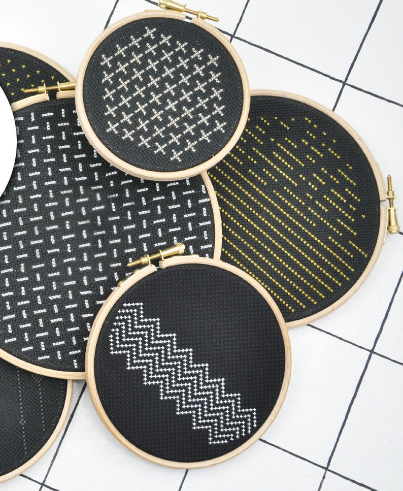 Cross Stitch Pattern Sampler HATCH Modern Cross Stitch Etsy