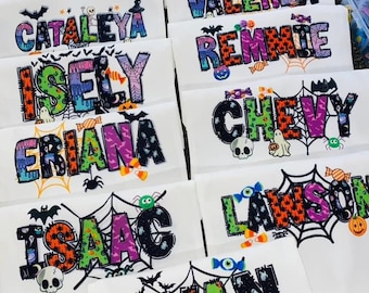 Personalized Trick or Treat Bag, Custom Halloween Bag, Halloween Tote, Kids Halloween Bag with Name, Custom Trick-or-Treat Bag