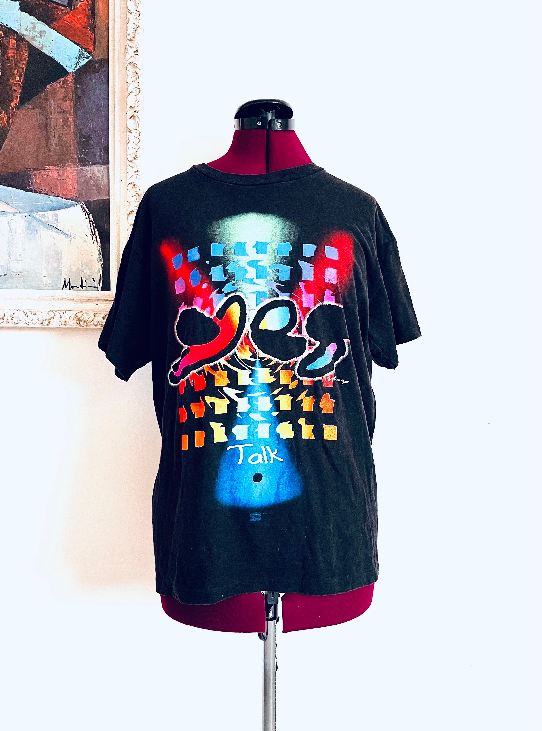 YES 1994 TALK WORLD TOUR Tシャツ L ブラック Vintage 1994 YES 94 Talk World Tour Tshirt Black Size L - Etsy