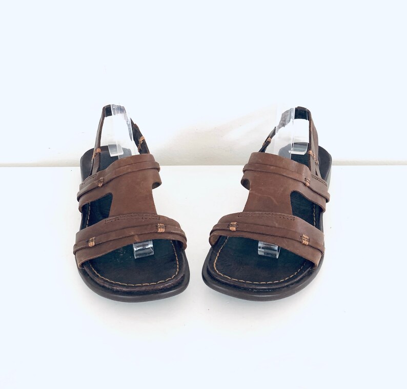 90s Leather Sandals Shoes made in Vietnam by Timberland Size 6 | Etsy
