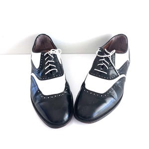Vintage Two Tone Oxfords Shoes by Stacy Adams Mens Size 10 M  display picture 3