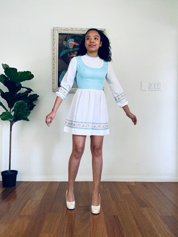 60s Mini Dress by Vicky Vaughn size XS 2/3