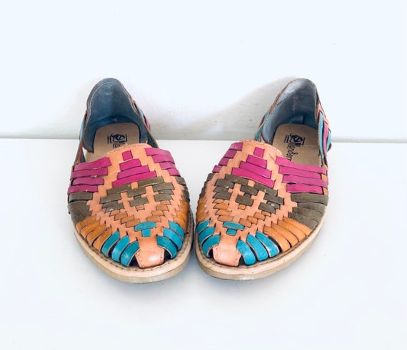 huaraches sandals colorful