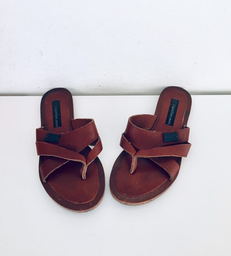 leather thong flip flops