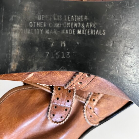 60s Ankle Boots Tan Leather by Country Cousins si… - image 10