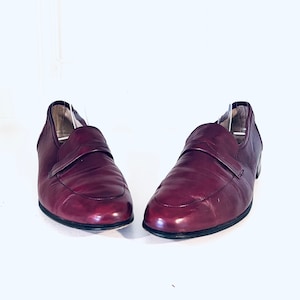 60s Leather Loafers Shoes made in Italy by Bruno Magli men’s 8.5 women’s 9.5 39.5 40.5